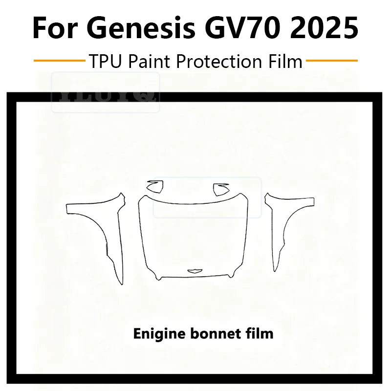 for Genesis GV70 2025 TPU Paint Protection Film Front Bumper Bonnet Sticker Anti-scratch Protective PPF
for Genesis GV70 2025 TPU Paint Protection Film Front Bumper Bonnet Sticker Anti-scratch Protective PPF