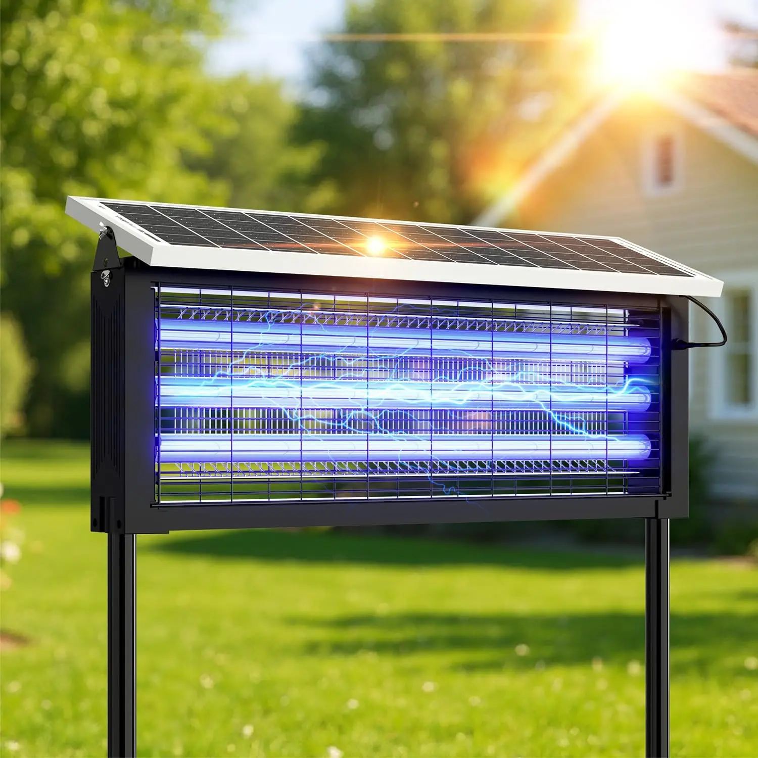 JOYINLED Solar Bug Zapper Outdoor 15/25/40W Large Mosquito Zapper Electric Mosquito Killer Lamp Waterproof & Portable Fly Killer
JOYINLED Solar Bug Zapper Outdoor 15/25/40W Large Mosquito Zapper Electric Mosquito Killer Lamp Waterproof & Portable Fly Killer