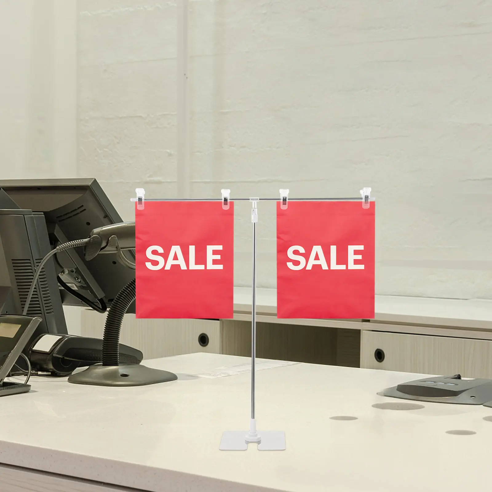 Adjustable T-Shaped Stainless Steel Poster Stand Height Adjustable Advertising Display Rack Desktop Sign Holder Multipurpose
Adjustable T-Shaped Stainless Steel Poster Stand Height Adjustable Advertising Display Rack Desktop Sign Holder Multipurpose