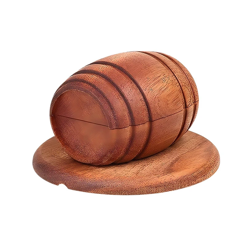 Whiskey, Cocktail Smoking Device, Wooden Barrel-Shaped Mixing Tool For Making Cocktails And Used In Bars And Kitchens
Whiskey, Cocktail Smoking Device, Wooden Barrel-Shaped Mixing Tool For Making Cocktails And Used In Bars And Kitchens