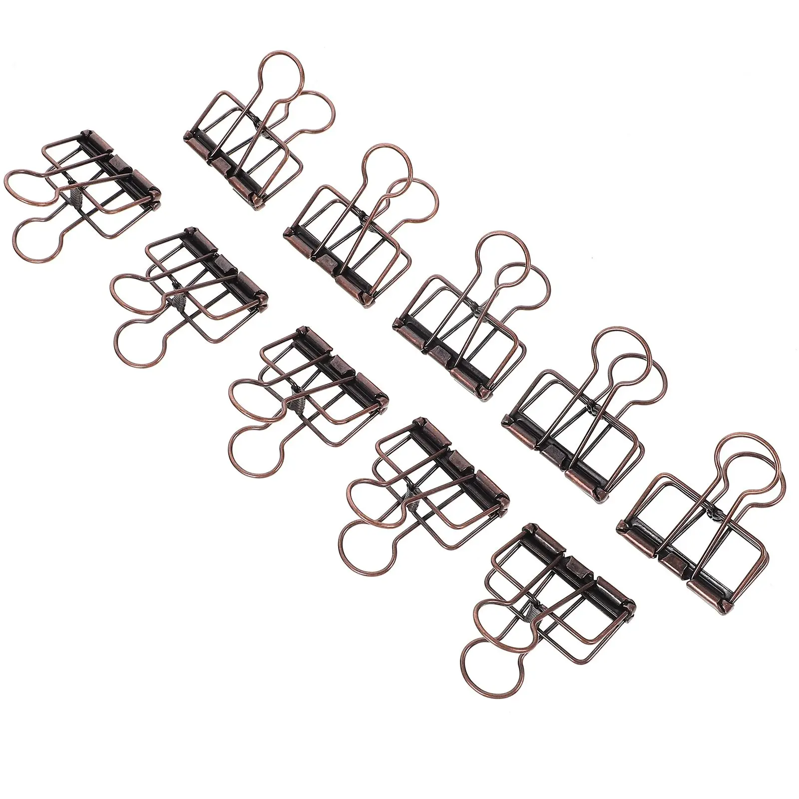 10 Pcs Hollow Dovetail Clips Metal Alloy Office Home Binder Small Bright Sturdy Paper Document Files Organizer Storage
10 Pcs Hollow Dovetail Clips Metal Alloy Office Home Binder Small Bright Sturdy Paper Document Files Organizer Storage
