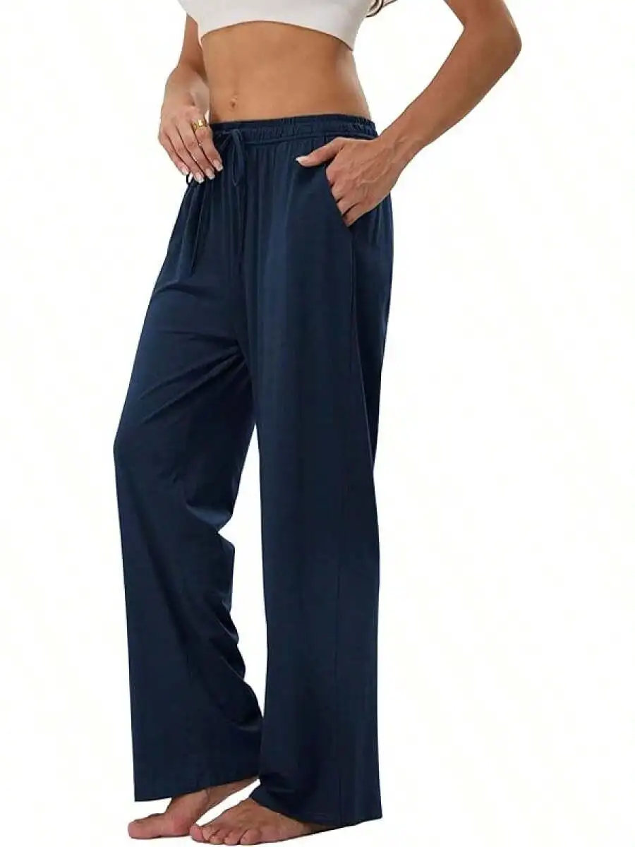 Womens Modal Cotton Wide Leg Lounge Pants With Pockets Soft Comfortable Sleep Bottoms
Womens Modal Cotton Wide Leg Lounge Pants With Pockets Soft Comfortable Sleep Bottoms