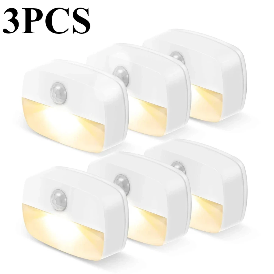Motion Sensor Light Indoor LED Night Light Stick on Battery Operated Lights for Hallway Stair Bathroom Party Holiday Decorations
Motion Sensor Light Indoor LED Night Light Stick on Battery Operated Lights for Hallway Stair Bathroom Party Holiday Decorations