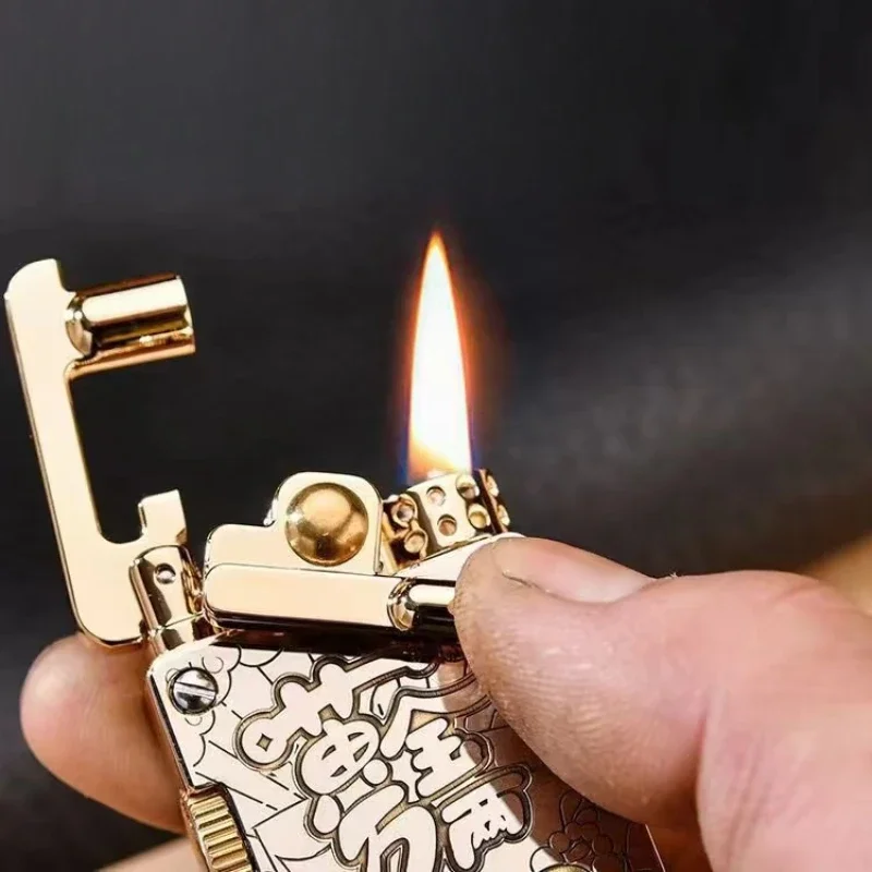 Hot Sales CHIEF Kerosene Lighter Light Luxury Rocker Ejection Ignition Mechanical Personalized Men's Business Gift Collectible
Hot Sales CHIEF Kerosene Lighter Light Luxury Rocker Ejection Ignition Mechanical Personalized Men's Business Gift Collectible