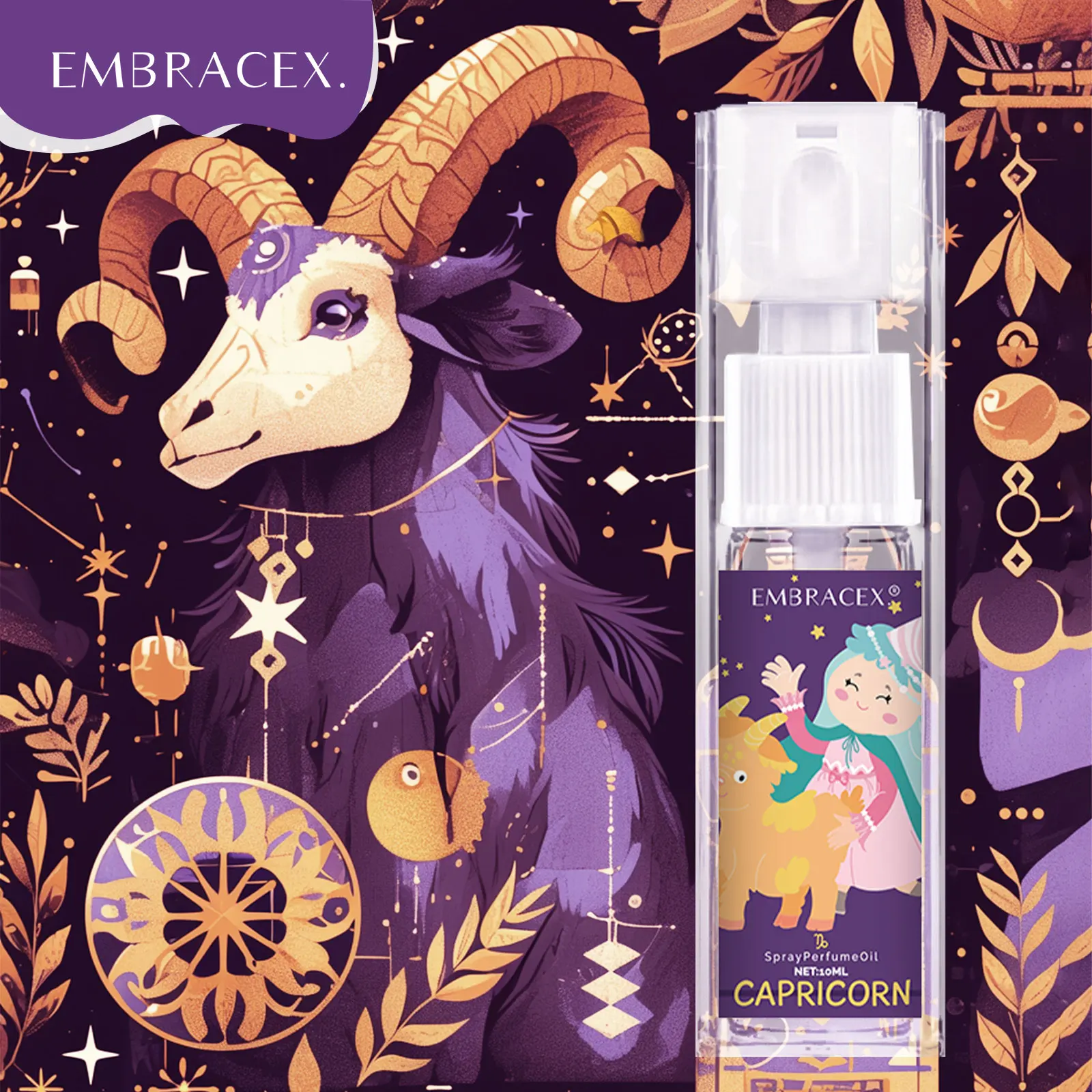 10ml Capricorn Spray perfume Aromatic essential oils 12 zodiac signs Women'S Fragrances Fragrance Oils Friends holiday gifts
10ml Capricorn Spray perfume Aromatic essential oils 12 zodiac signs Women'S Fragrances Fragrance Oils Friends holiday gifts
