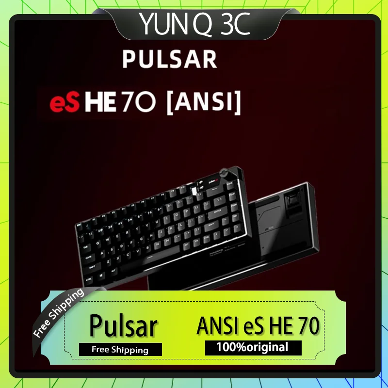 Pulsar ANSI eS HE 70, игровая проводная клавиатура с магнитной осью, ЖК-дисплей, алюминий с ЧПУ, 8K, электронная спортивная игровая клавиатура
Pulsar ANSI eS HE 70, игровая проводная клавиатура с магнитной осью, ЖК-дисплей, алюминий с ЧПУ, 8K, электронная спортивная игровая клавиатура