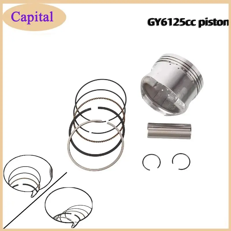 Upgraded GY6 125cc Engine Piston Heat Resistant High Precision Fit GY6 125 Scooter Moped Repair Parts
Upgraded GY6 125cc Engine Piston Heat Resistant High Precision Fit GY6 125 Scooter Moped Repair Parts