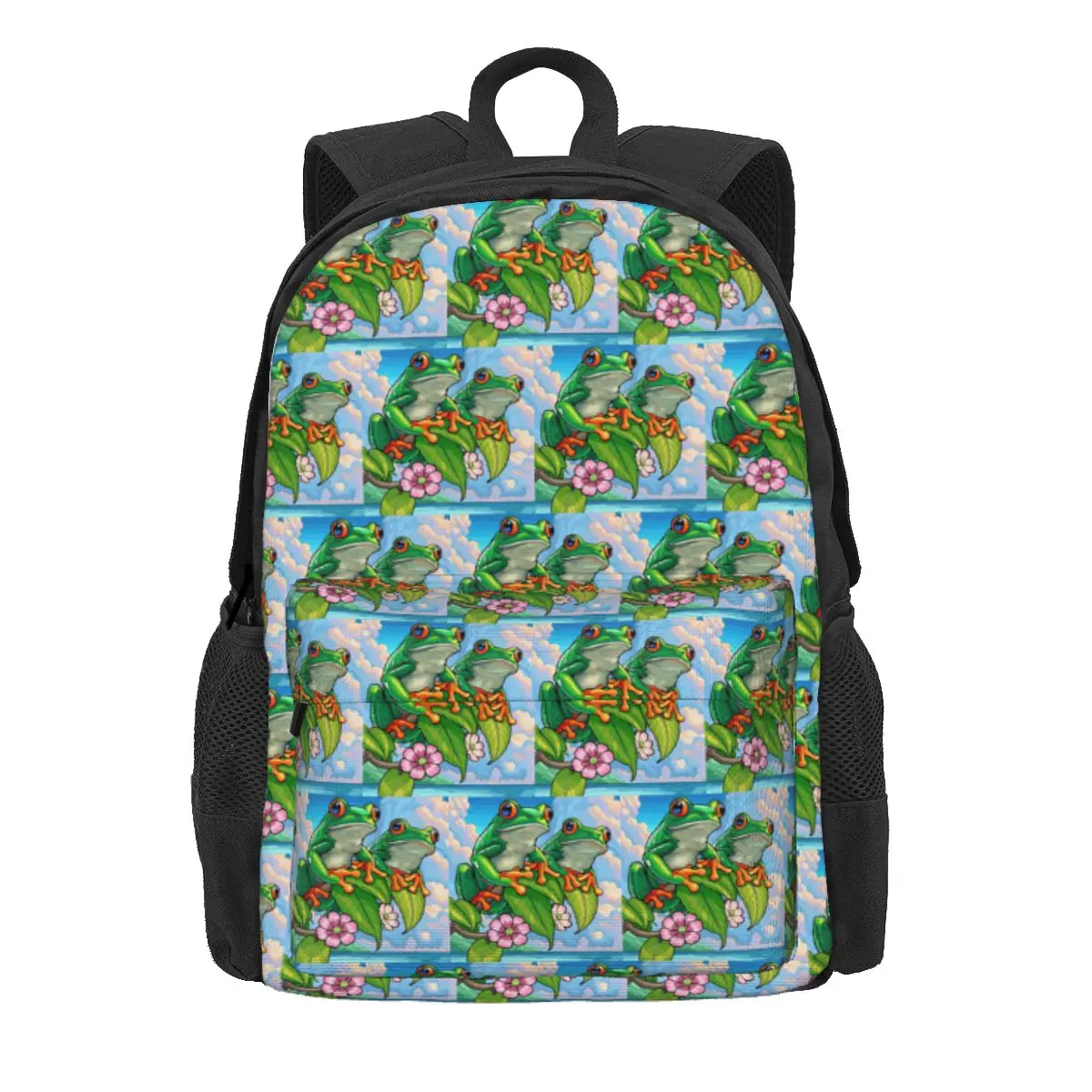 Cartoon Jungle Frogs Backpack Daypack Large Capacity Kids BookBag School Bag Shoulder Bags for Men Women
Cartoon Jungle Frogs Backpack Daypack Large Capacity Kids BookBag School Bag Shoulder Bags for Men Women