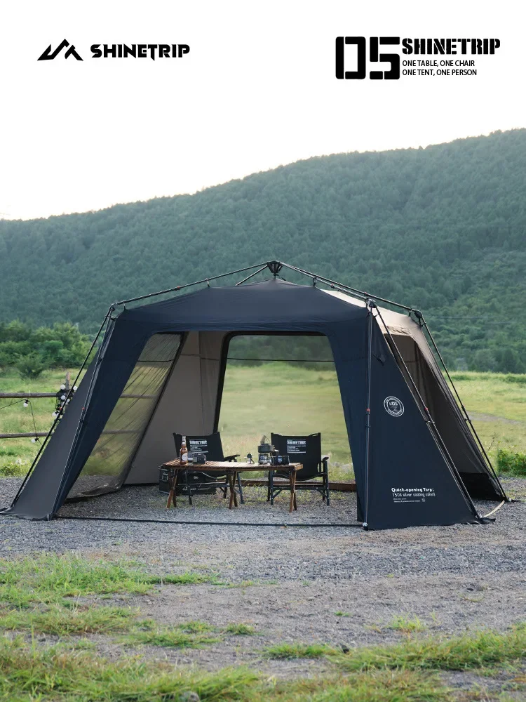 ShineTrip Quick Opening Large Camping Tent Sun Resistant Wind Resistant Waterproof Large Space Camping Tent
ShineTrip Quick Opening Large Camping Tent Sun Resistant Wind Resistant Waterproof Large Space Camping Tent