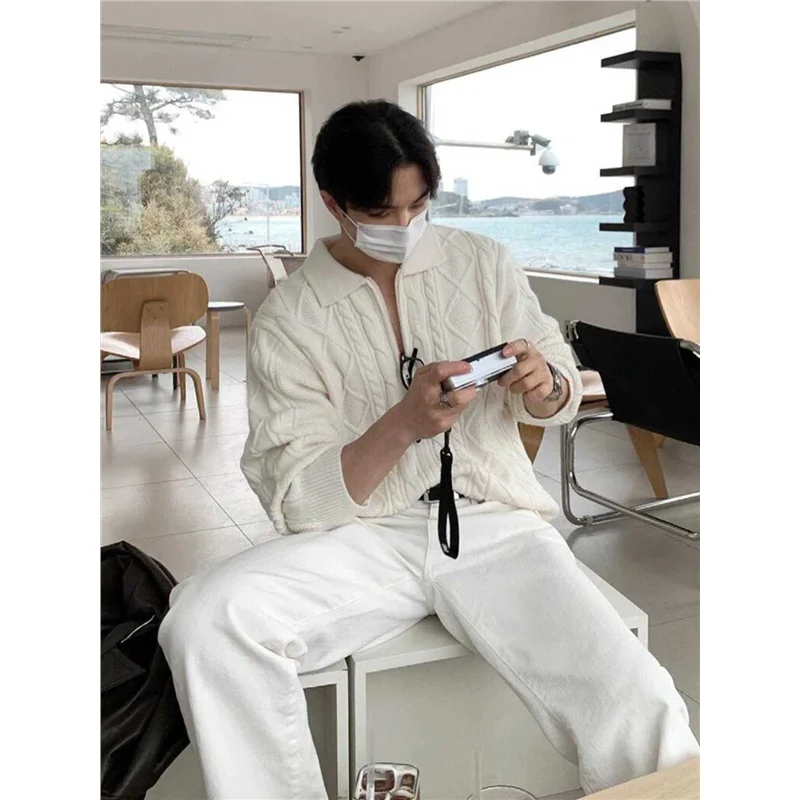 Мужской вязаный свитер на молнии, свободный крой с ромбовидной текстурой, ленивый Sle, осенне-зимняя верхняя одежда, кардиган, модное повседневное пальто
Мужской вязаный свитер на молнии, свободный крой с ромбовидной текстурой, ленивый Sle, осенне-зимняя верхняя одежда, кардиган, модное повседневное пальто