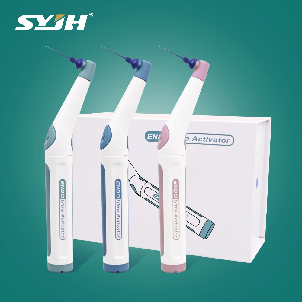 SYJH Dental Wireless Ultrasonic Activator Endo Ultra Activator Washing Tooth Irrigator with 60 pcs Tips For Endo Root Canal
SYJH Dental Wireless Ultrasonic Activator Endo Ultra Activator Washing Tooth Irrigator with 60 pcs Tips For Endo Root Canal