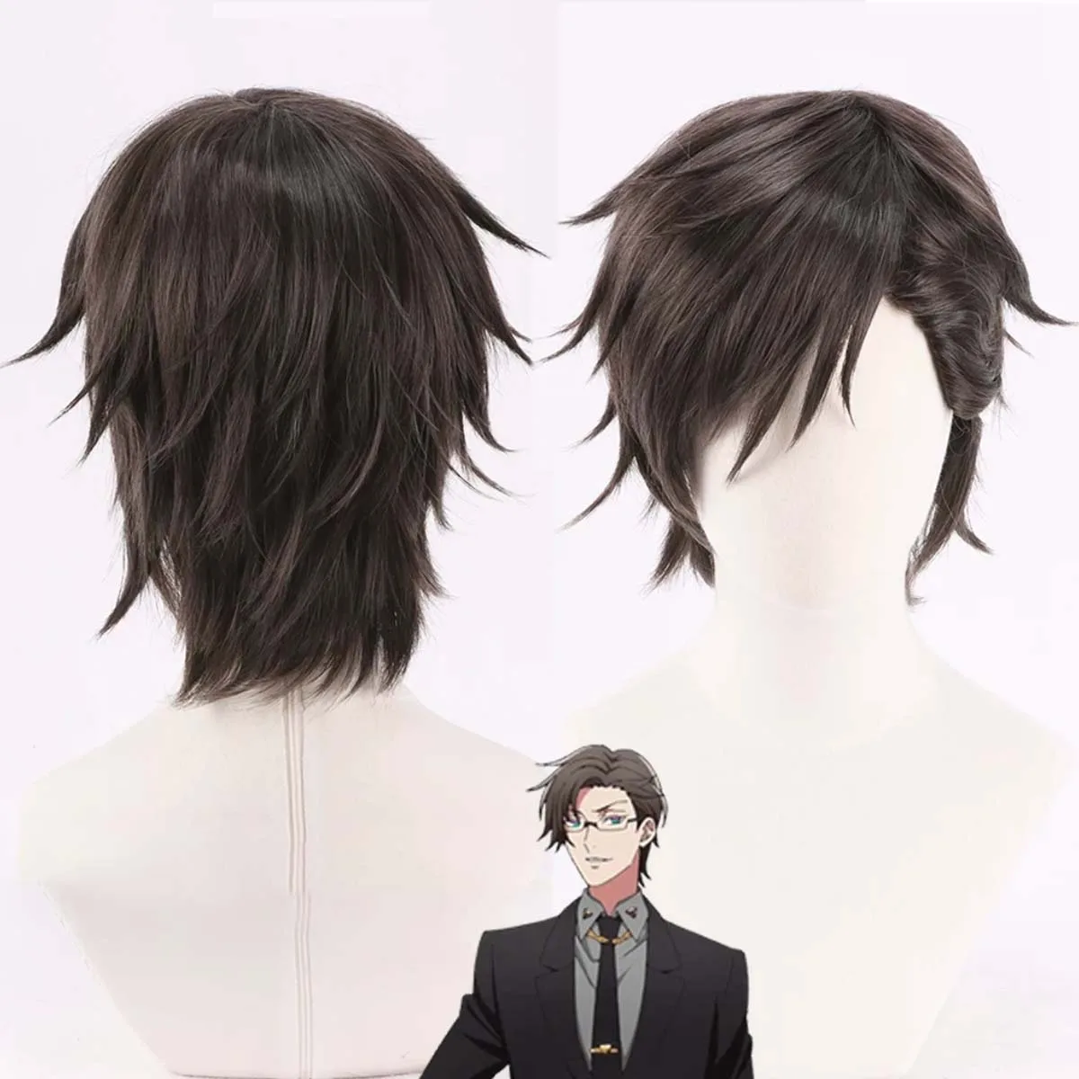 Men Anime Division Rap Battle Jyuto Iruma Cosplay Short Brown Hair Wig
Men Anime Division Rap Battle Jyuto Iruma Cosplay Short Brown Hair Wig