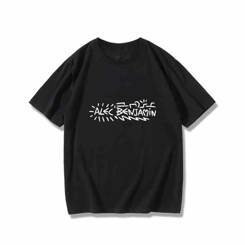 Summer New Loose Cotton T-shirt Trendy American Singer-songwriter Alec Benjamin Pure Cotton Short-sleeved Men and Women
Summer New Loose Cotton T-shirt Trendy American Singer-songwriter Alec Benjamin Pure Cotton Short-sleeved Men and Women