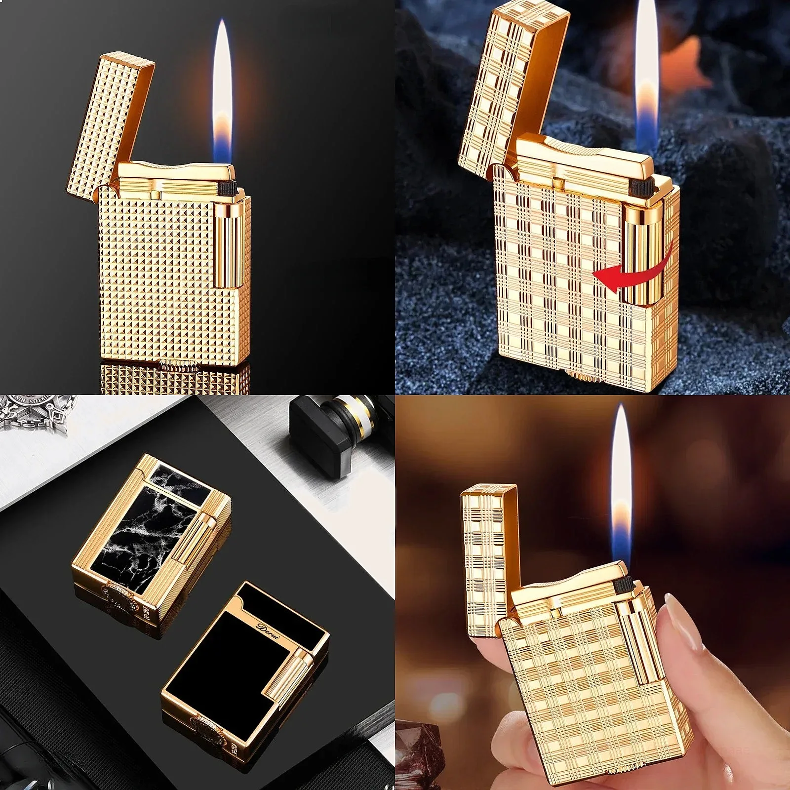 DERUI Exquisitely Carved Side-Sliding Grinding Wheel Lighter Metal Gift for Men
DERUI Exquisitely Carved Side-Sliding Grinding Wheel Lighter Metal Gift for Men