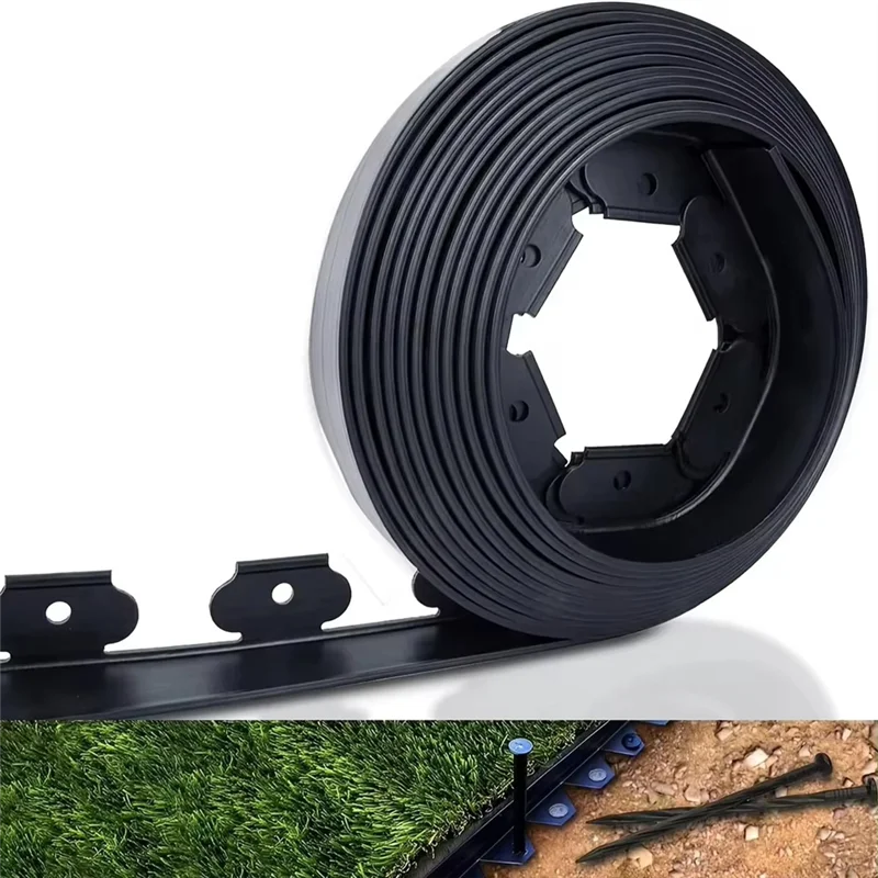 AD-Garden Lawn Retaining Board Plastic Edge Landscape Edge Isolation Strip Equipped With Fixing Nails
AD-Garden Lawn Retaining Board Plastic Edge Landscape Edge Isolation Strip Equipped With Fixing Nails