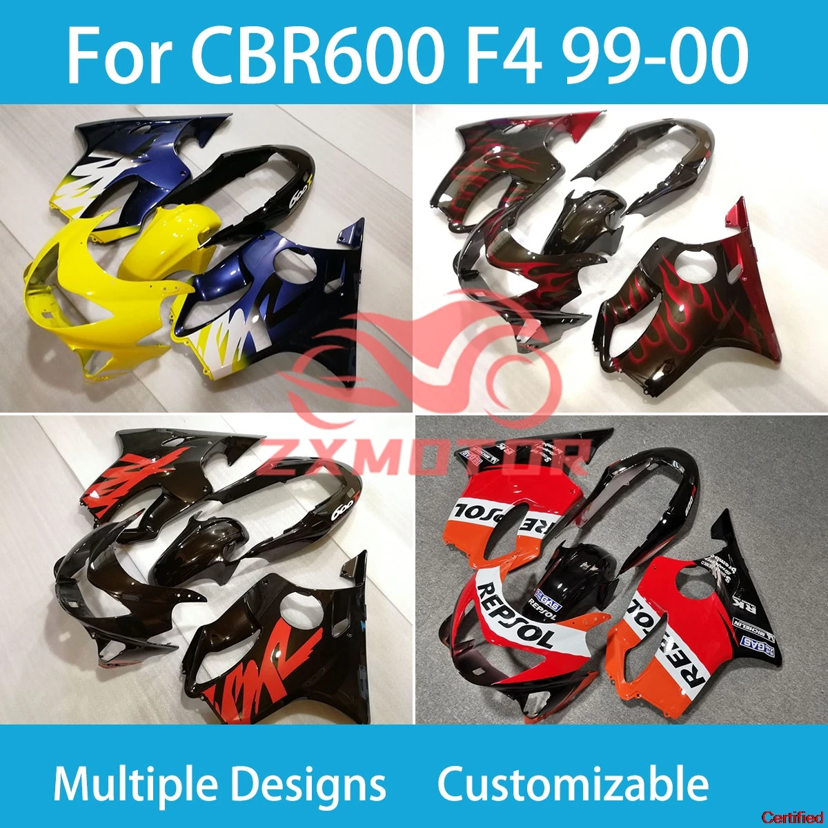 CBR600 F4 99 00 Комплект обтекателей для Honda CBR600 F4 1999 2000 Обтекатели мотоцикла ZXMT Комплект литьевого кузова
CBR600 F4 99 00 Комплект обтекателей для Honda CBR600 F4 1999 2000 Обтекатели мотоцикла ZXMT Комплект литьевого кузова