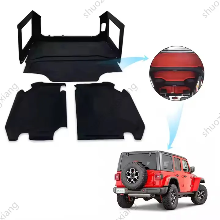 ODM изготовленный на заказ автоматический потолочный подголовник для Jeep Wranglers JKs JLss профессиональный производитель поставщика подкладок на крышу автомобиля
ODM изготовленный на заказ автоматический потолочный подголовник для Jeep Wranglers JKs JLss профессиональный производитель поставщика подкладок на крышу автомобиля