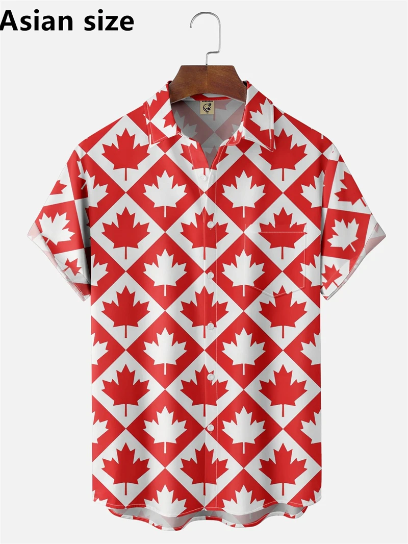 Canada Day Shirts For Men Women Clothes Fashion Summer Maple Canada Flag Pattern 3D Printed Unisex Blouses Oversized Streetwear
Canada Day Shirts For Men Women Clothes Fashion Summer Maple Canada Flag Pattern 3D Printed Unisex Blouses Oversized Streetwear