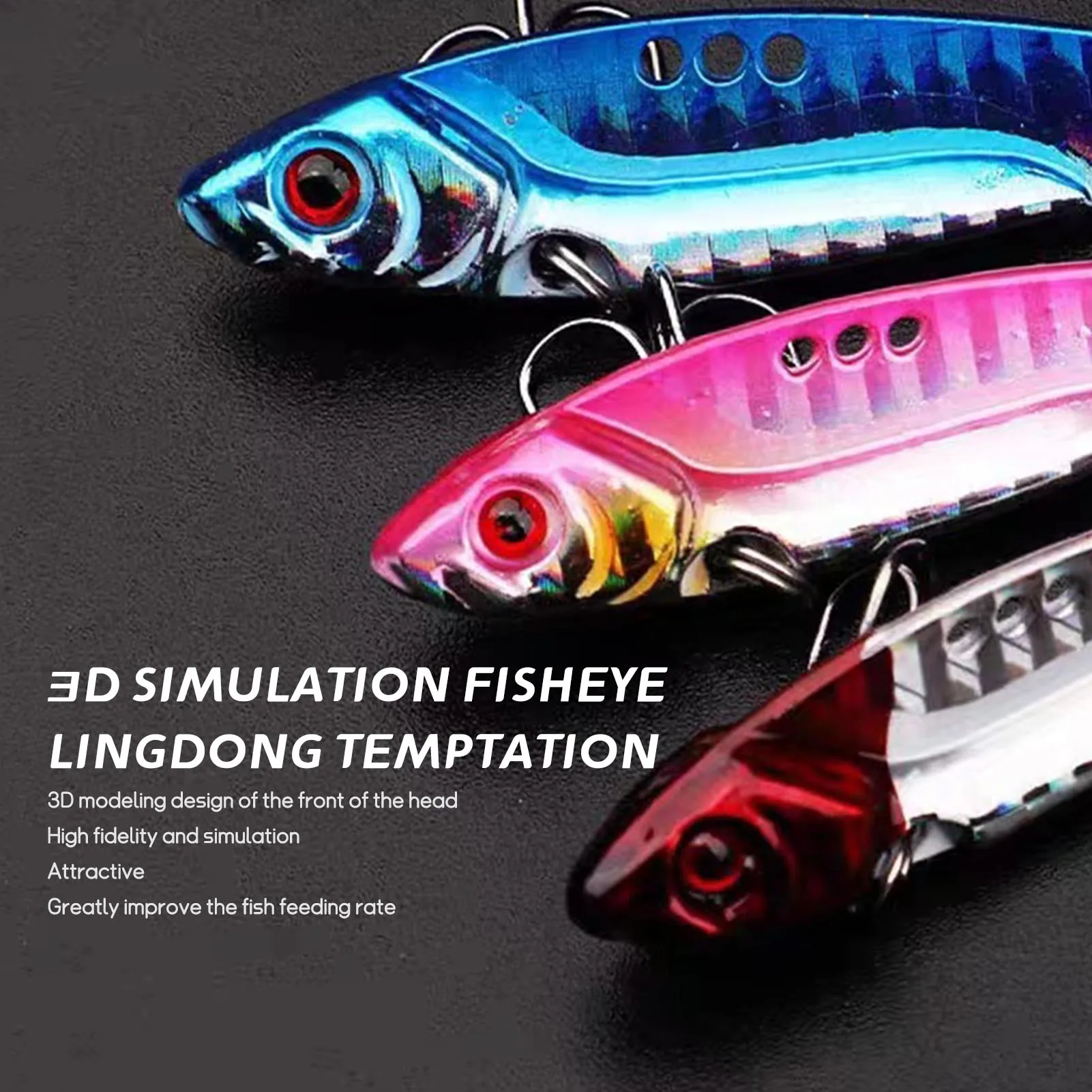 5pcs 10g Fishing Lure Set With Box Long Throw Tail Sounding VIB Fake Bait Artificial Simulated Fishing Lures Fishing Accessories
5pcs 10g Fishing Lure Set With Box Long Throw Tail Sounding VIB Fake Bait Artificial Simulated Fishing Lures Fishing Accessories