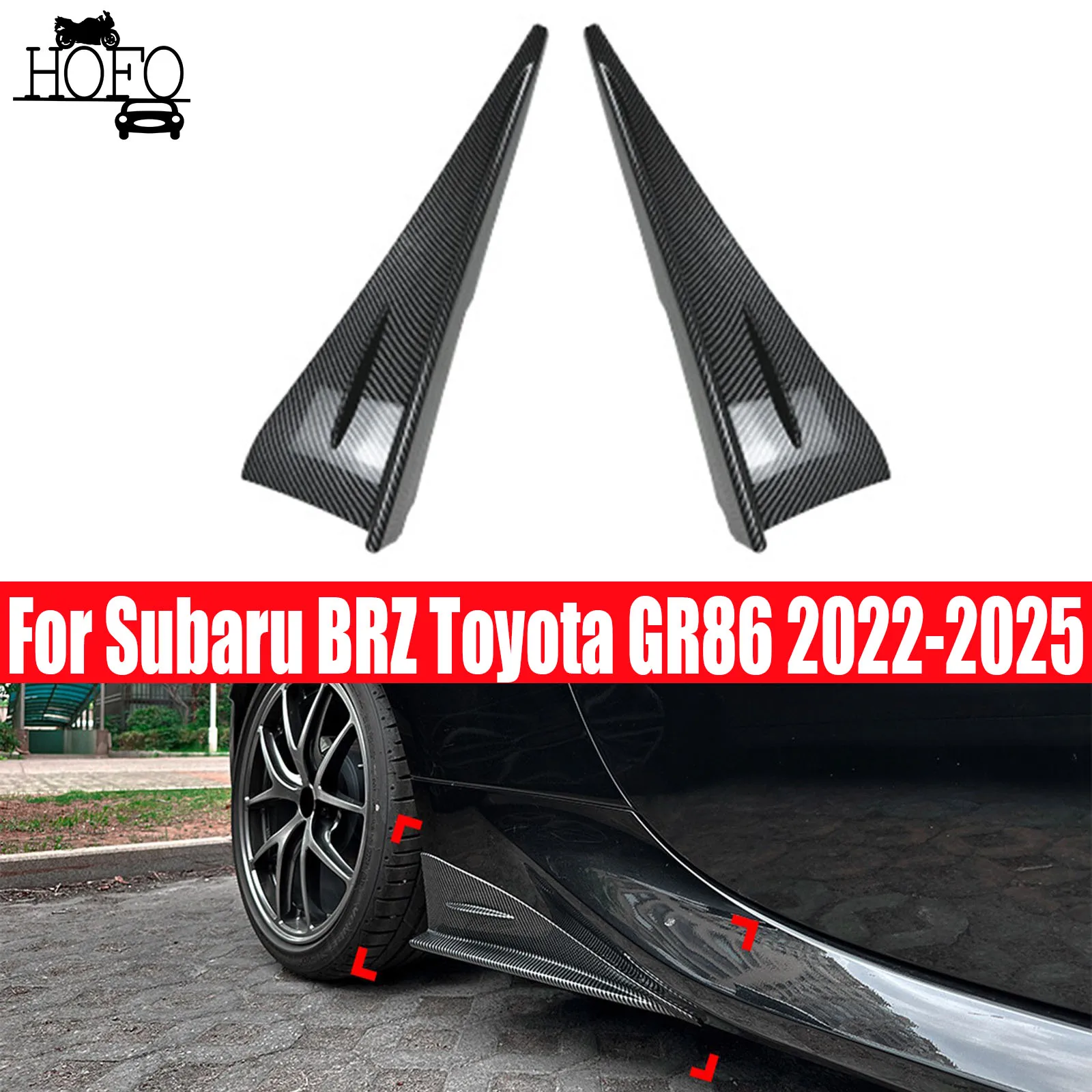 Rear Side Skirts Trim For Subaru BRZ Toyota GR86 2022-2025 Side Skirt Rocker Splitters Winglet Wings Canard Diffuser
Rear Side Skirts Trim For Subaru BRZ Toyota GR86 2022-2025 Side Skirt Rocker Splitters Winglet Wings Canard Diffuser
