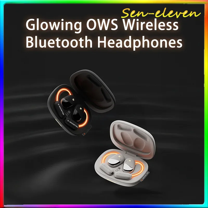DMOOSTER Wireless Bluetooth Earbuds OWS D71 - BT 5.4, ANC, Warm Light Night Running Headphones,16.2mm Titanium Driver for Sport
DMOOSTER Wireless Bluetooth Earbuds OWS D71 - BT 5.4, ANC, Warm Light Night Running Headphones,16.2mm Titanium Driver for Sport
