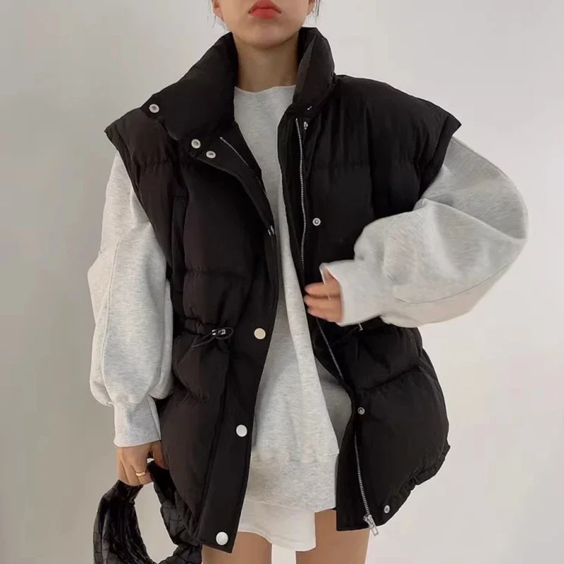South Korea Chic Autumn and Winter Age-Reducing Elegant Stand Collar Drawstring Waist Hugging Slimming Versatile Cotton Q26
South Korea Chic Autumn and Winter Age-Reducing Elegant Stand Collar Drawstring Waist Hugging Slimming Versatile Cotton Q26