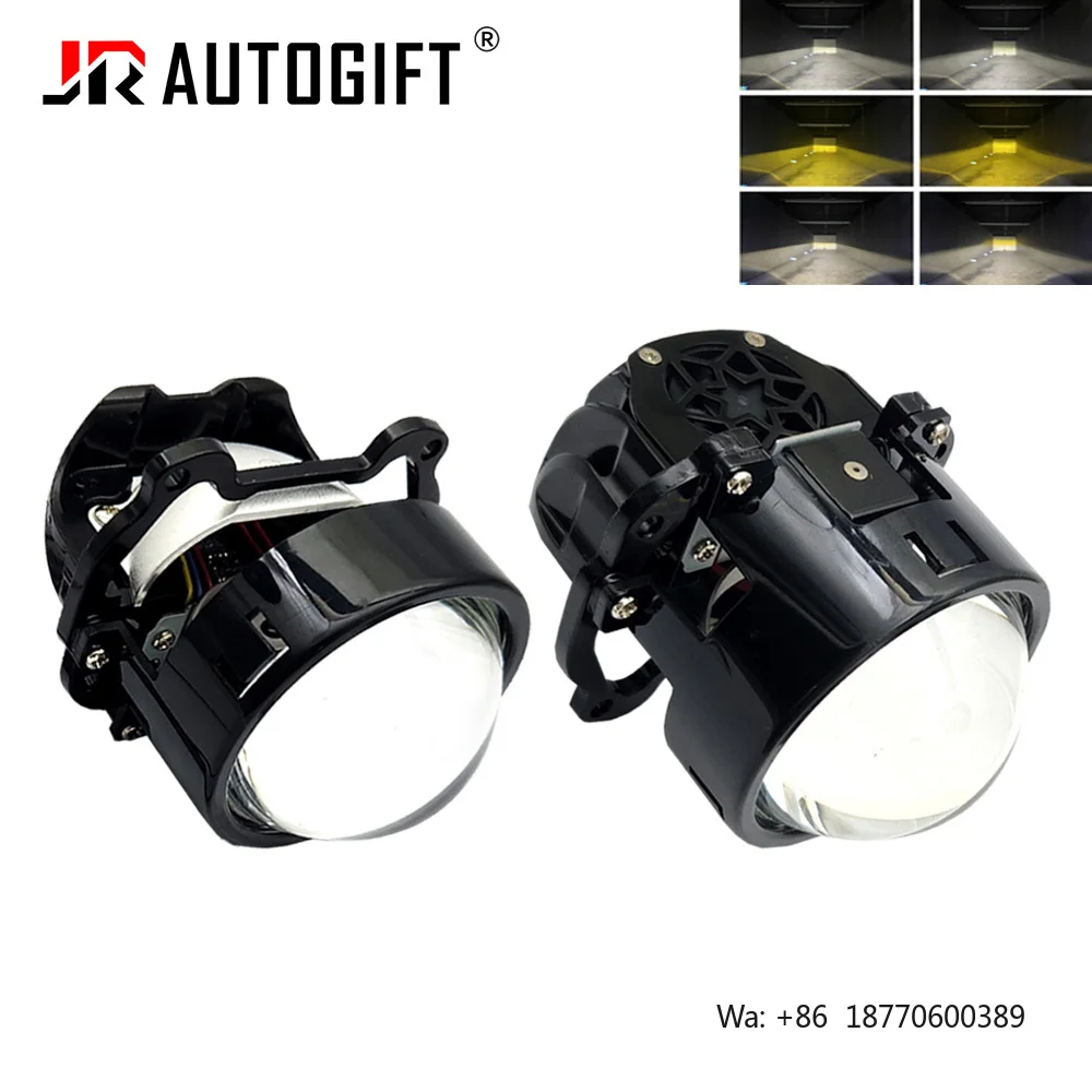 100W 2.5 Inch Bi Projector Car LED Headlight Bulb Triple Color off Road 12V New Retrofit High/Low Beam with Tricolor/White
100W 2.5 Inch Bi Projector Car LED Headlight Bulb Triple Color off Road 12V New Retrofit High/Low Beam with Tricolor/White