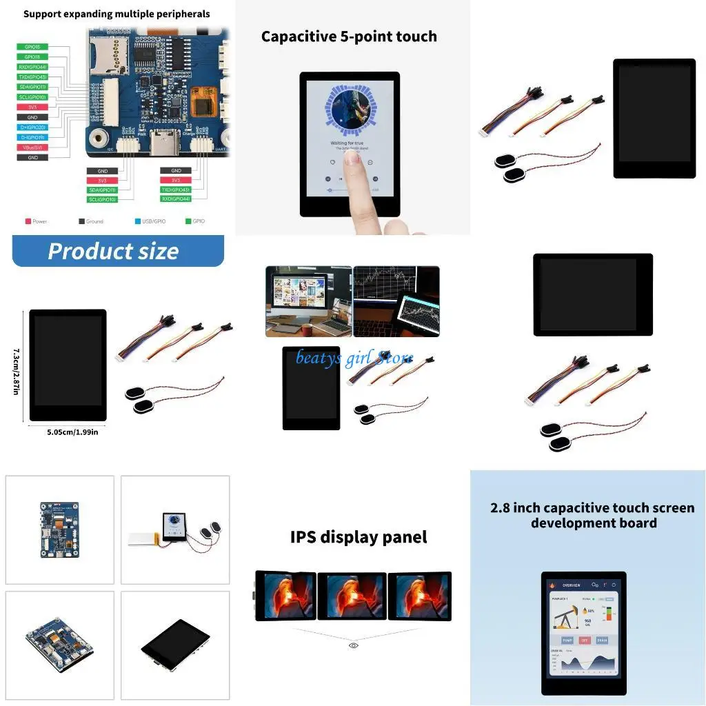 C7AB ESP32 Development Board With 2.8Inch Capacitive 240×320 ESP32 Touch-LCD-2.8
C7AB ESP32 Development Board With 2.8Inch Capacitive 240×320 ESP32 Touch-LCD-2.8