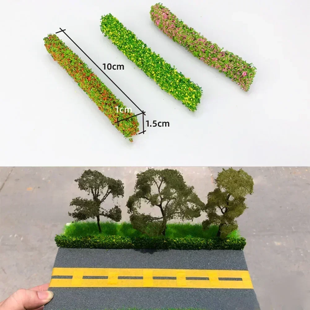 8Pcs Mix Flower Bush Hedge Strips Model Scenery Dioramas Decor Train Layout Decor Toys Hobbies Craft Accessory
8Pcs Mix Flower Bush Hedge Strips Model Scenery Dioramas Decor Train Layout Decor Toys Hobbies Craft Accessory