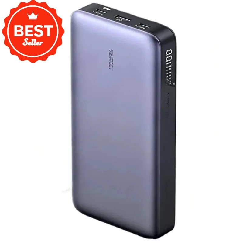 145W Power Bank 25000mAh Portable Charger USB C 3-Port PD3.0 Battery Pack Digital Display Fast Recharge
145W Power Bank 25000mAh Portable Charger USB C 3-Port PD3.0 Battery Pack Digital Display Fast Recharge