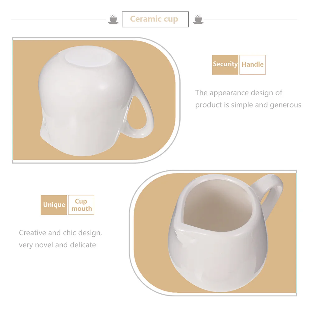 4 Pcs Ceramic Sauce Spoon 220ml Mini Milk Jug Kitchen Sauce Container Handle Drip Free Spout Comfort Grip Design
4 Pcs Ceramic Sauce Spoon 220ml Mini Milk Jug Kitchen Sauce Container Handle Drip Free Spout Comfort Grip Design