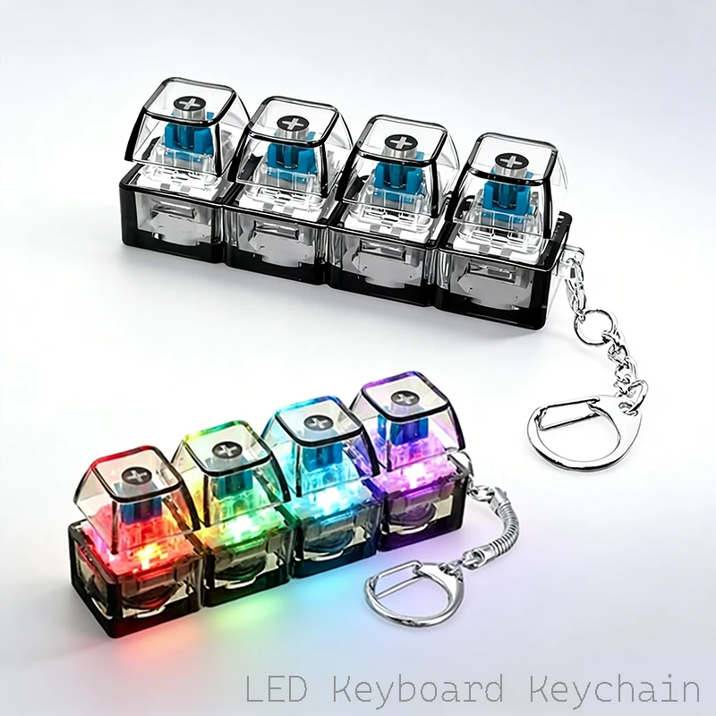Light Up Keyboard Keychain Stress Relief Clickable LED Button Toy for Adult with Anxiety Car Decoration Accessory Student Gifts
Light Up Keyboard Keychain Stress Relief Clickable LED Button Toy for Adult with Anxiety Car Decoration Accessory Student Gifts