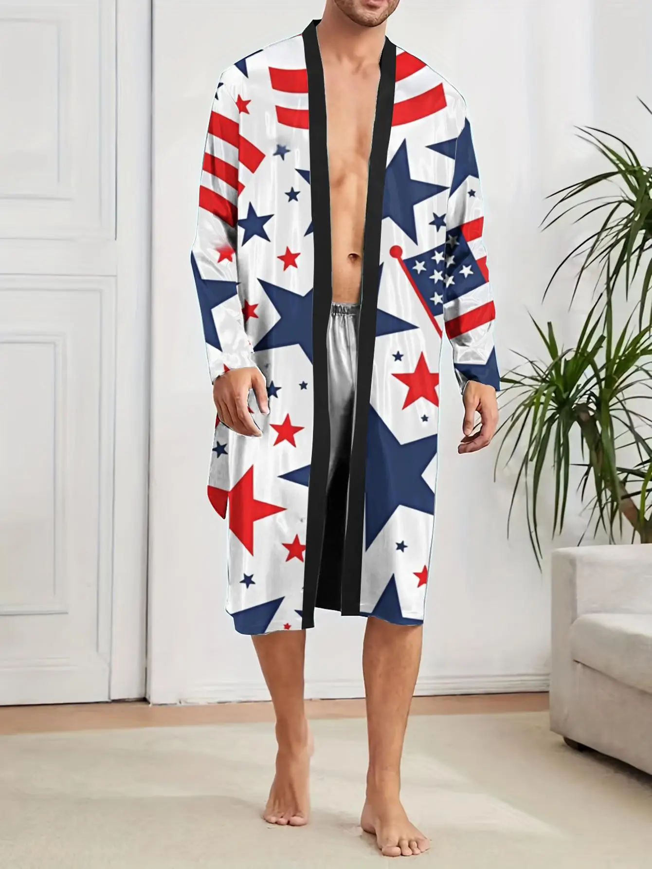 1pc Men's Robes 2026 Spring/Summer Graphic Sleepwear 3D Printed Bathrobe Nightie for Men Bath Robe Polyester Men's Bathrobe
1pc Men's Robes 2026 Spring/Summer Graphic Sleepwear 3D Printed Bathrobe Nightie for Men Bath Robe Polyester Men's Bathrobe