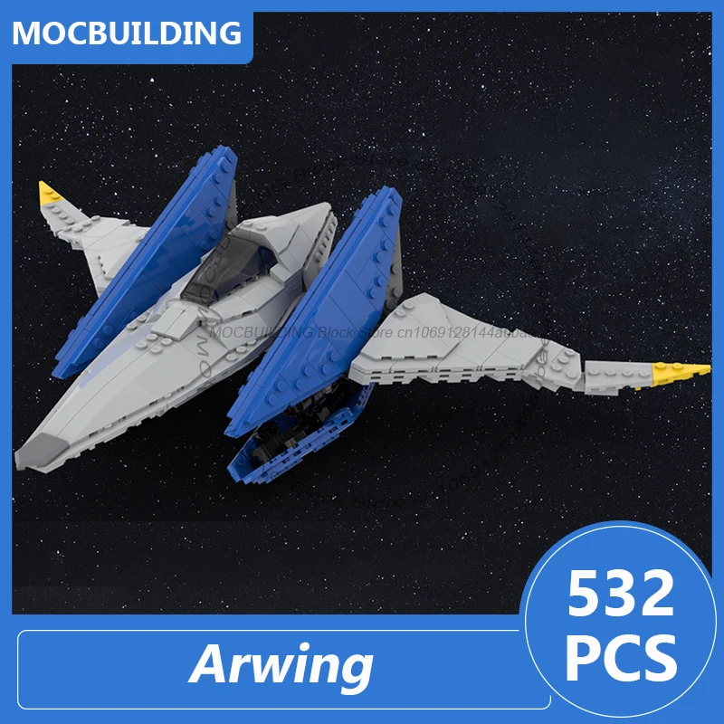 Arwing Model Moc Building Blocks DIY Assemble Bricks Space Educational Collection Display Creative Toys Birthday Gifts 532PCS
Arwing Model Moc Building Blocks DIY Assemble Bricks Space Educational Collection Display Creative Toys Birthday Gifts 532PCS