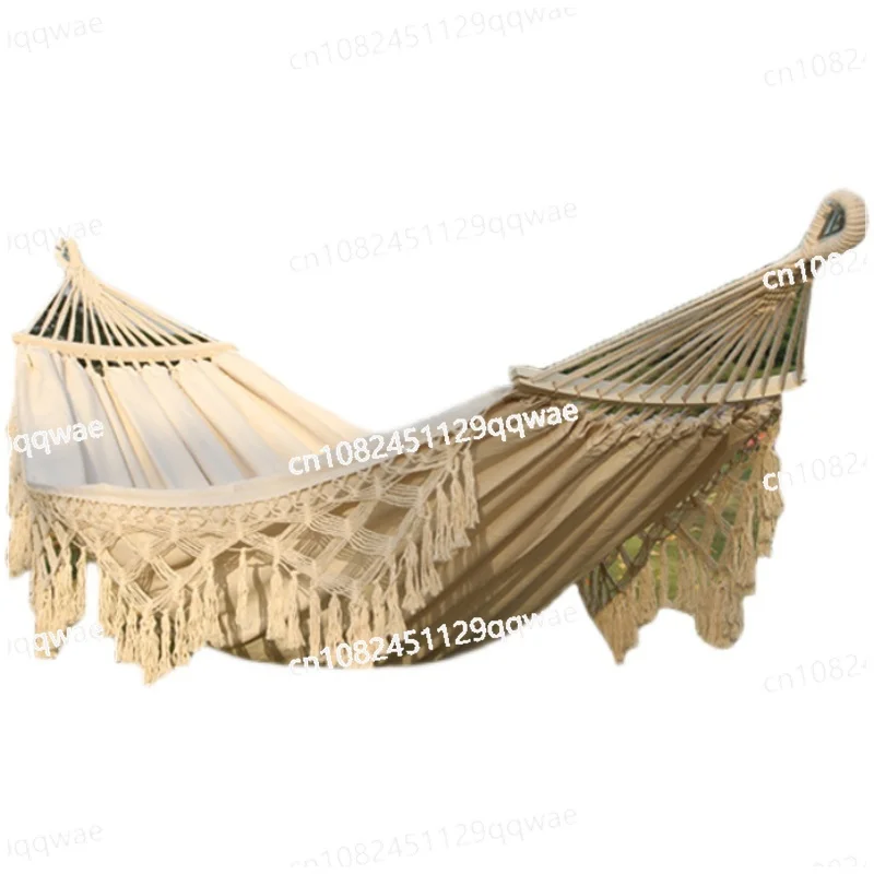 Bohemian Internet celebrity fringed hammock outdoor anti-rollover wild thickened canvas leisure ethnic princess wind
Bohemian Internet celebrity fringed hammock outdoor anti-rollover wild thickened canvas leisure ethnic princess wind