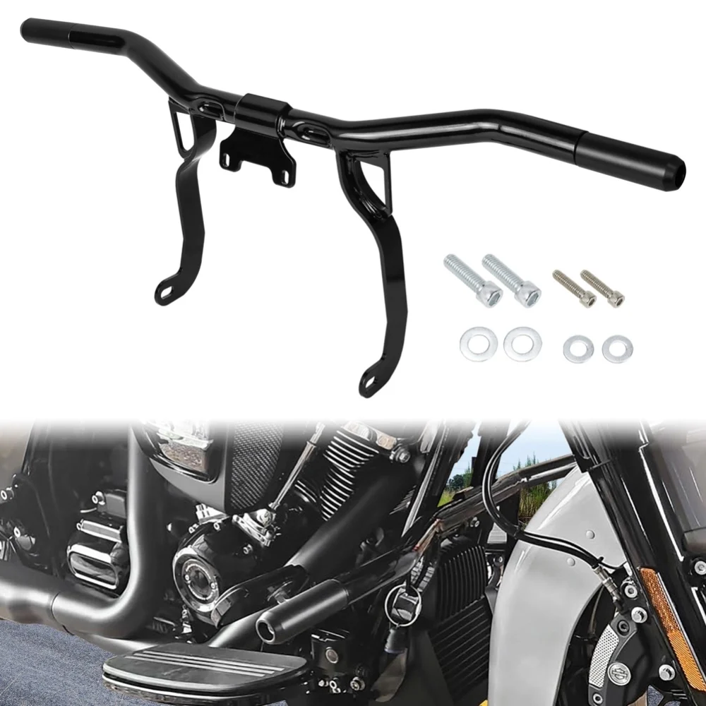 Motorcycle Front Highway Engine Guard Crash Bar Steel Falling Protection Black For Harley Road Glides Street Glides 2014-2023
Motorcycle Front Highway Engine Guard Crash Bar Steel Falling Protection Black For Harley Road Glides Street Glides 2014-2023