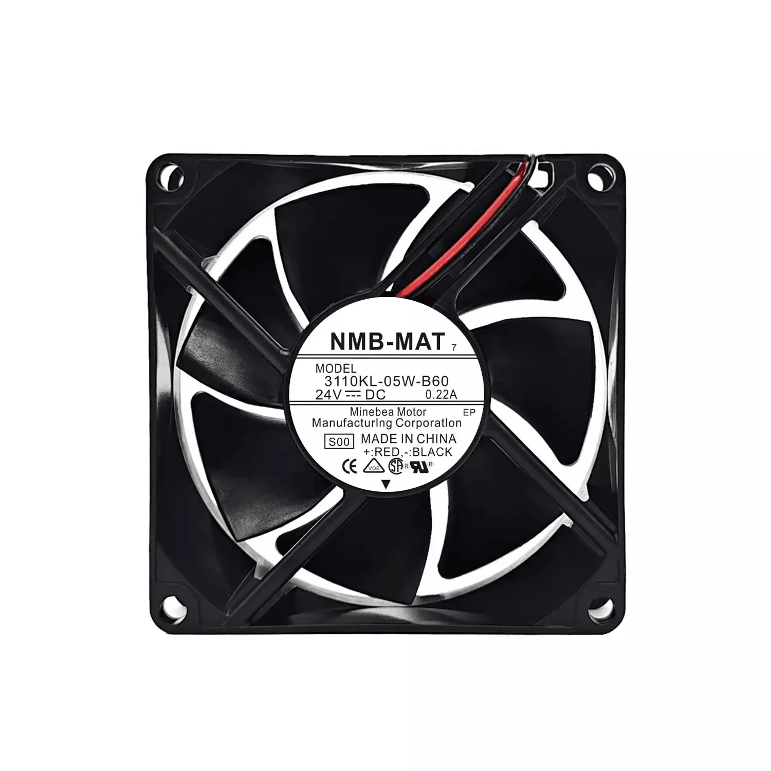 New For NMB Frequency Converter Fan 3110KL-05W-B60 8025 0.22A DC24V Instrument Fan
New For NMB Frequency Converter Fan 3110KL-05W-B60 8025 0.22A DC24V Instrument Fan