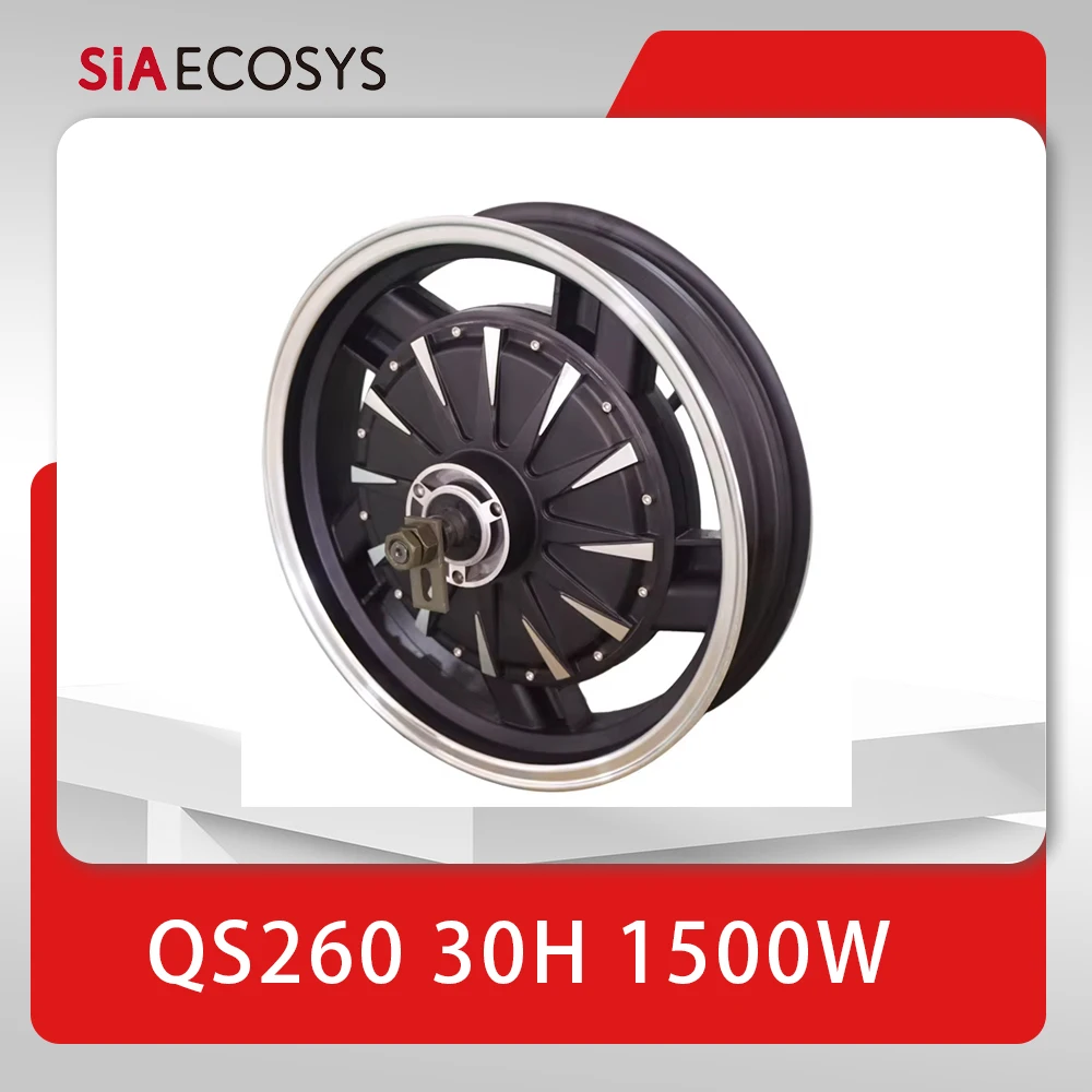 QSMotor 1500W BLDC In-wheel Dual Shaft Hub Motor 16*3.5 Inch V1.1 50kph QS260 30H for Electric Scooter And Motorcycle
QSMotor 1500W BLDC In-wheel Dual Shaft Hub Motor 16*3.5 Inch V1.1 50kph QS260 30H for Electric Scooter And Motorcycle