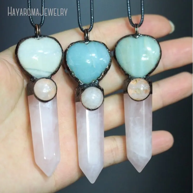 10pcs Witchcraft Wiccan Goblincore Amazonite Roae Quartz Necklace Women Chakra Love Talisman Amulet Emo Charm Jewelry
10pcs Witchcraft Wiccan Goblincore Amazonite Roae Quartz Necklace Women Chakra Love Talisman Amulet Emo Charm Jewelry