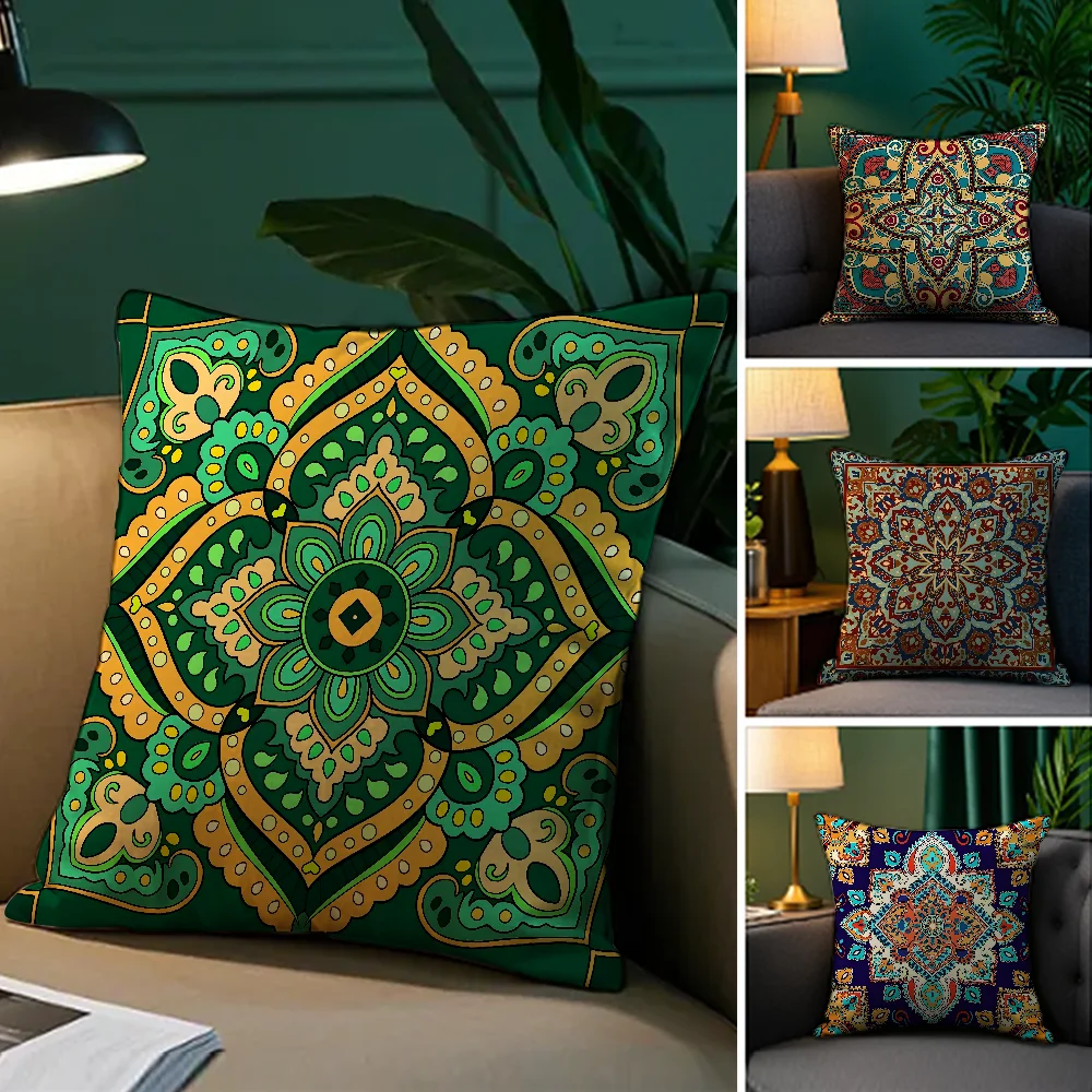 Bohemian Ethnic Decorative Pillow Case Plush Fabric Soft Pillowcase Double Sided Print Sofa Cushion Cover Throw
Bohemian Ethnic Decorative Pillow Case Plush Fabric Soft Pillowcase Double Sided Print Sofa Cushion Cover Throw