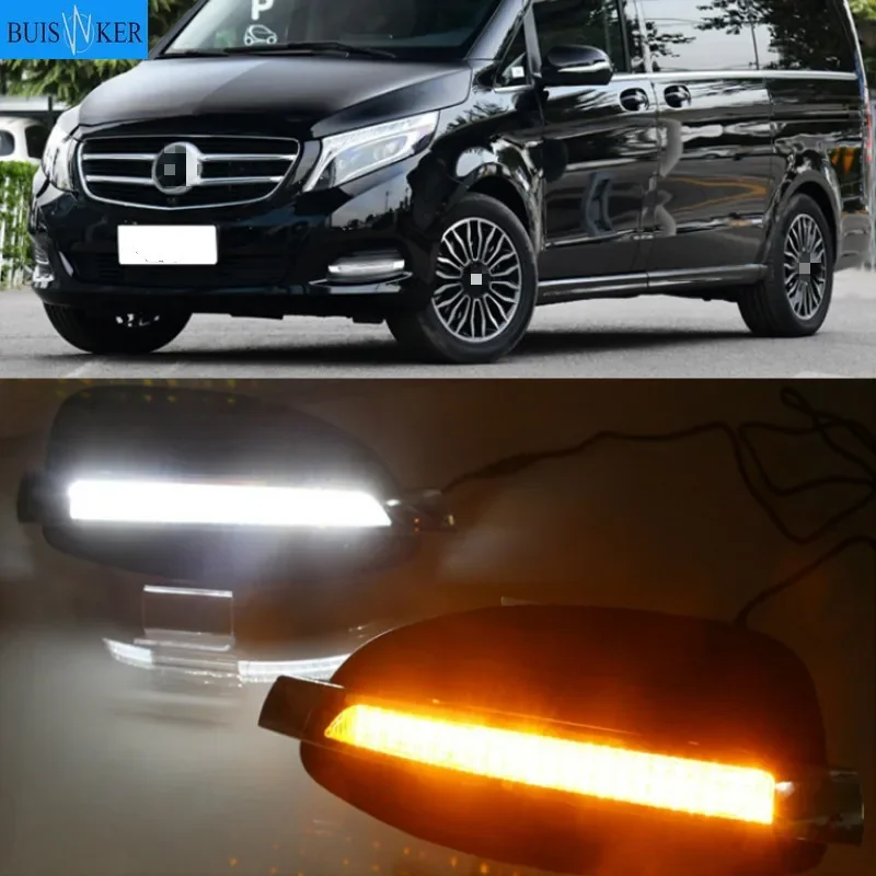 2PCS For Mercedes Benz V-Class Vito V250 V260 2016 - 2018 Dynamic Yellow Turn Signal 12V Car DRL Lamp LED Daytime Running Light
2PCS For Mercedes Benz V-Class Vito V250 V260 2016 - 2018 Dynamic Yellow Turn Signal 12V Car DRL Lamp LED Daytime Running Light