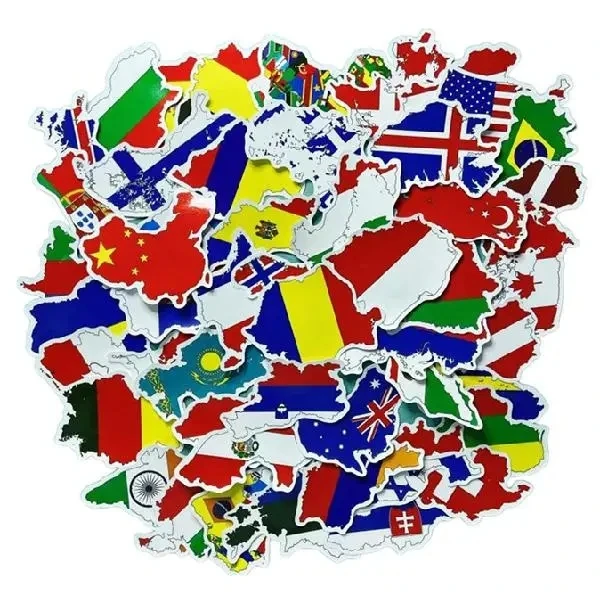 50Pcs Flags Map Stickers Creative Car Guitar Skateboard Luggage Laptop Handbook Stickers Cell Phone
50Pcs Flags Map Stickers Creative Car Guitar Skateboard Luggage Laptop Handbook Stickers Cell Phone