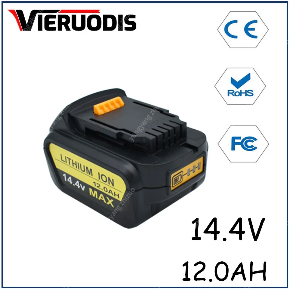 for Dewalt 14.4V 12.0AH/6.0AH power tools battery DCB140 DCB141 DCB142 DCD735L2 DCF835C2 DCF835L2 DCL030 lithium-ion battery
for Dewalt 14.4V 12.0AH/6.0AH power tools battery DCB140 DCB141 DCB142 DCD735L2 DCF835C2 DCF835L2 DCL030 lithium-ion battery