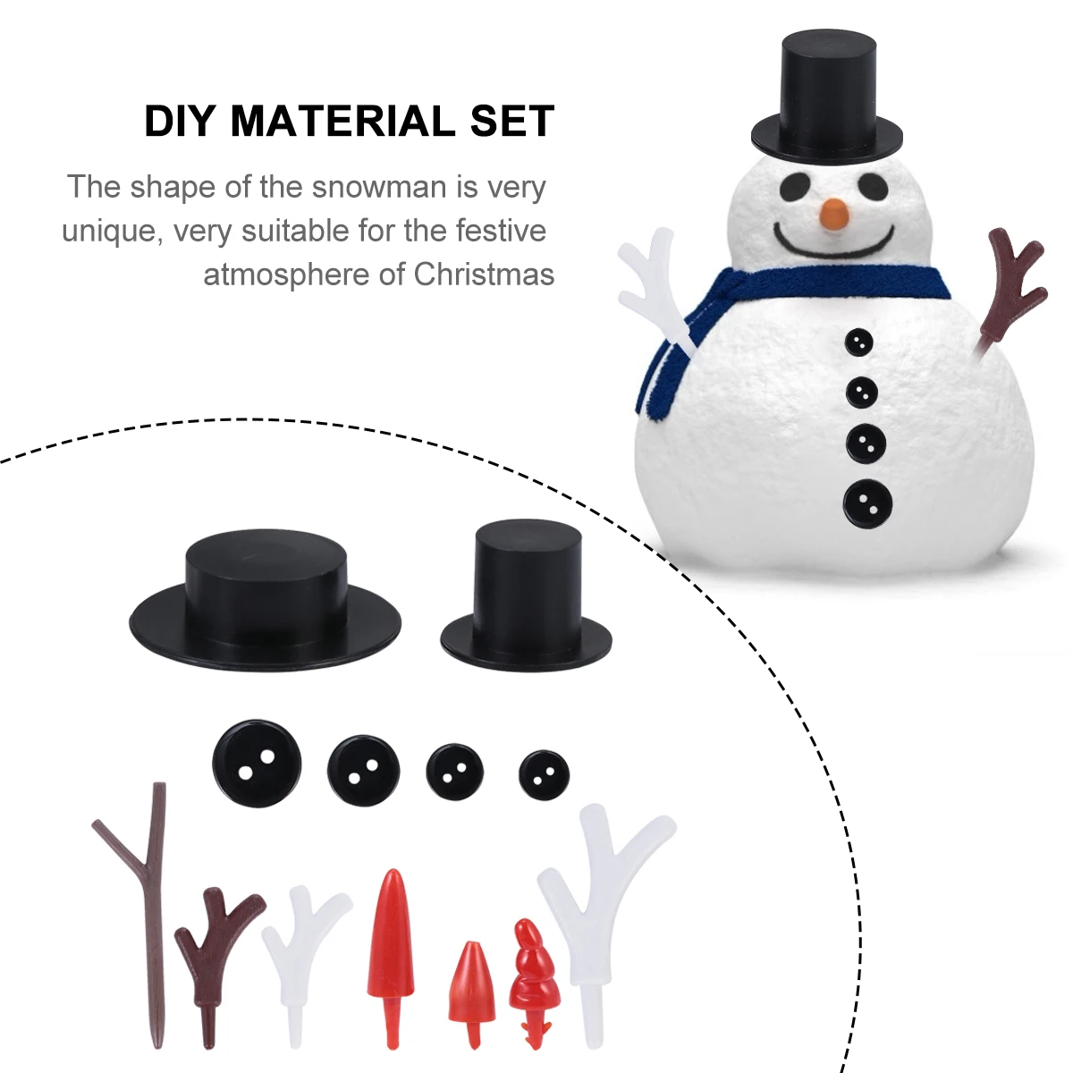 Christmas Snowman Accessories Crafts Decorations Ornament DIY Art Gift 's Handmade Manual
Christmas Snowman Accessories Crafts Decorations Ornament DIY Art Gift 's Handmade Manual