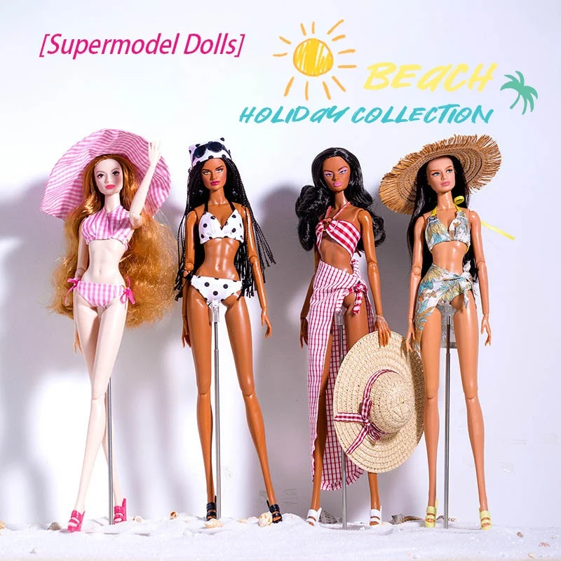1/6 Supermodel Doll Swimwear Accessories Fashion Sexy Beach Holiday Bikini Swimwear Set Pool Party Dress Up Clothe For 30cm Doll
1/6 Supermodel Doll Swimwear Accessories Fashion Sexy Beach Holiday Bikini Swimwear Set Pool Party Dress Up Clothe For 30cm Doll