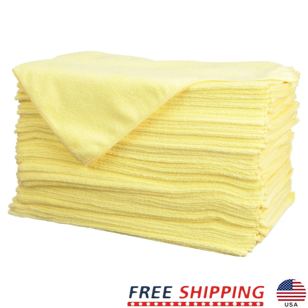 Microfiber Cleaning Cloths 16x16 48 Pack Quick Dry Reusable Multi-Surface Wipes Kitchen Car Detailing Wash Cloths Household
Microfiber Cleaning Cloths 16x16 48 Pack Quick Dry Reusable Multi-Surface Wipes Kitchen Car Detailing Wash Cloths Household