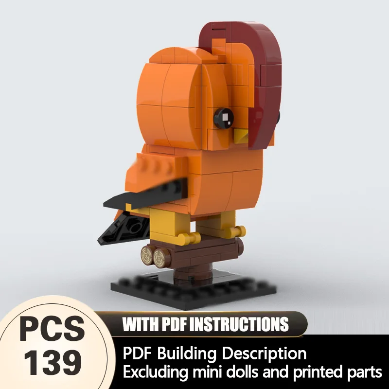 Creators Animal Series Model MOC Building Bricks Cock-Of-The-Rock Modular Technology Gifts Holiday Assemble Children Toys Suit
Creators Animal Series Model MOC Building Bricks Cock-Of-The-Rock Modular Technology Gifts Holiday Assemble Children Toys Suit