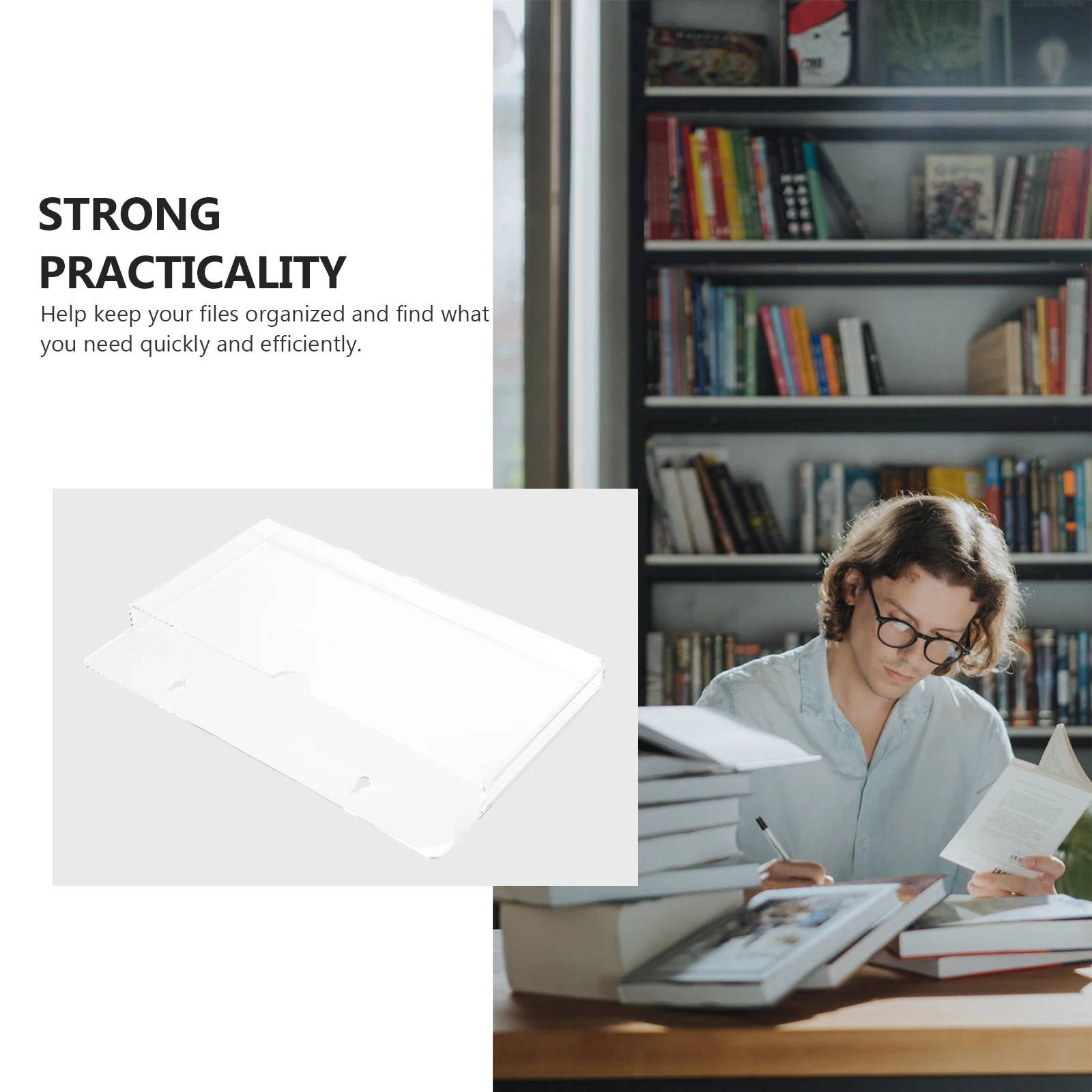 A4 Transparent Wall-mounted File Folder Storage Box for Office Documents Multi-purpose Archive Container Document Holder
A4 Transparent Wall-mounted File Folder Storage Box for Office Documents Multi-purpose Archive Container Document Holder
