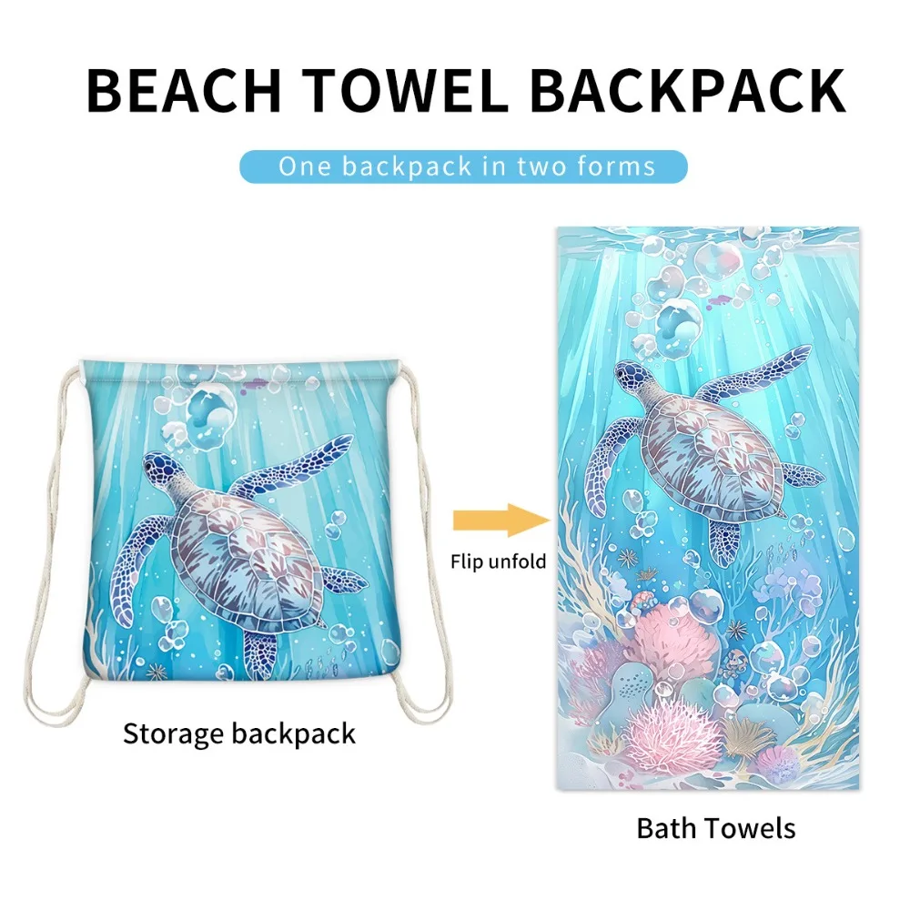 Crab Lightweight Beach Towel Backpack Large Capacity Portable Seaside Towel Holiday Cartoon Drawstring Bag Pool
Crab Lightweight Beach Towel Backpack Large Capacity Portable Seaside Towel Holiday Cartoon Drawstring Bag Pool
