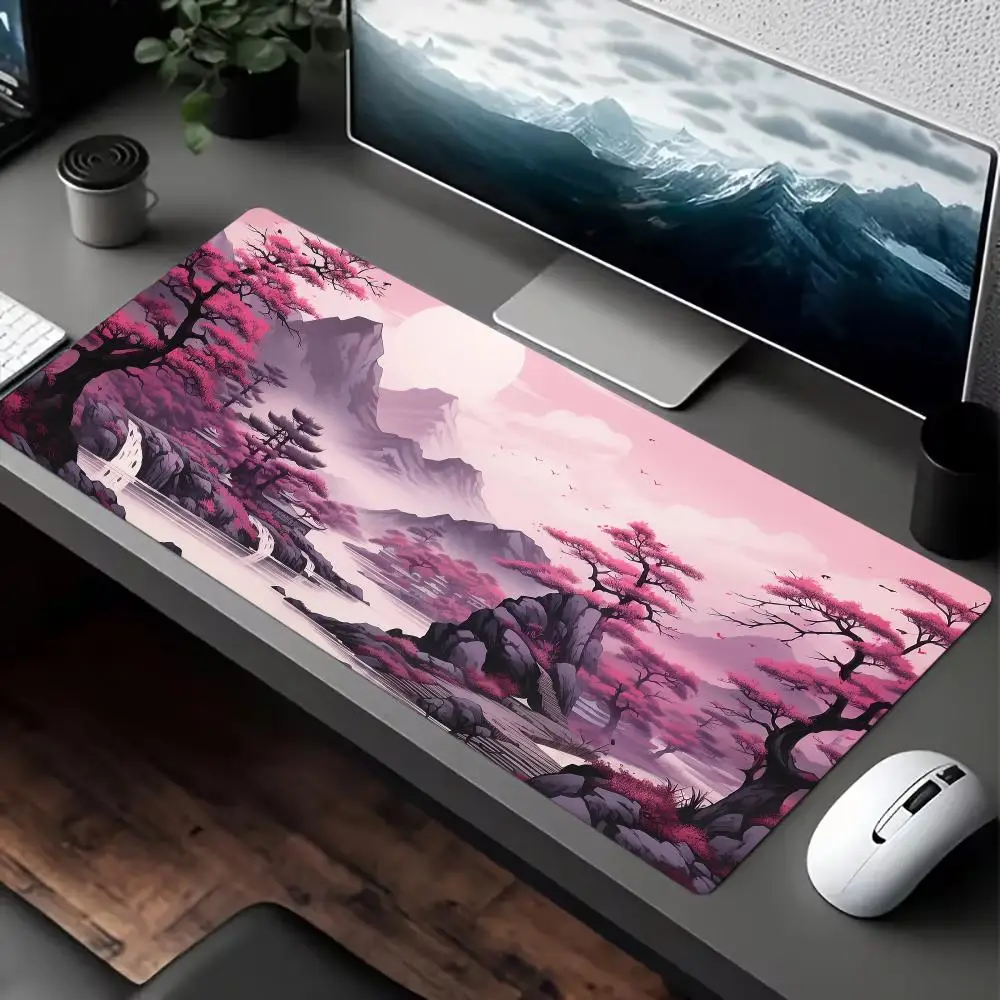 Anime Painting Scenery large mouse pad desk pad rubber anti-slip edge locking office mat pc accessories gaming mats Computer
Anime Painting Scenery large mouse pad desk pad rubber anti-slip edge locking office mat pc accessories gaming mats Computer